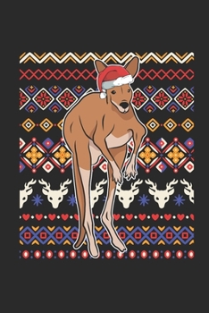 Paperback Ugly Christmas Sweater - Kangaroo: Blank Lined Notebook - Journal for Ugly Christmas Gift And New Year Gift Idea Book