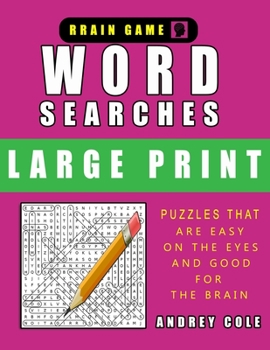 Paperback Word Searches Large Print: 120 Puzzles Book For Adults [Large Print] Book