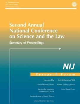 Paperback Second Annual National Conference on Science and the Law Book