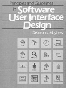 Paperback Principles and Guidelines in Software User Interface Design Book