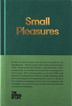 Hardcover Small Pleasures Book