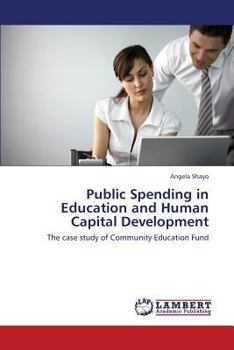 Paperback Public Spending in Education and Human Capital Development Book