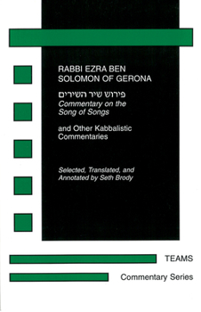 Paperback Commentary on the Song of Songs: And Other Kabbalistic Commentaries Book