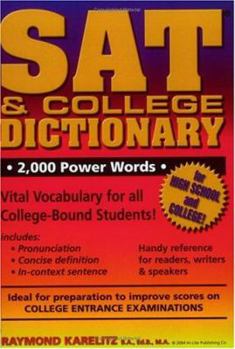 Paperback SAT & College Dictionary Book