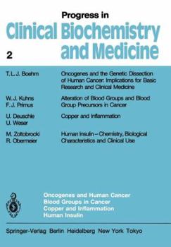 Oncogenes and Human Cancer Blood Groups in Cancer Copper and Inflammation Human Insulin