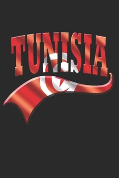 TUNISIA NOTEBOOK: Tunisia Notebook | college book | diary | journal | booklet | memo | composition book | 120 sheets - Dot Grid paper 6x9 inch