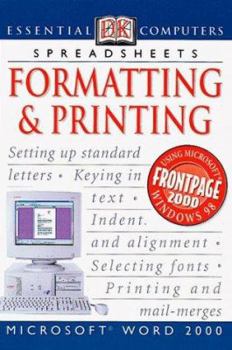 Paperback Spreadsheets Formatting & Printing Book