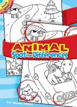 Paperback Animal Spot-The-Differences Book