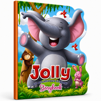 Jolly The Mischievous Elephant Story Board Book