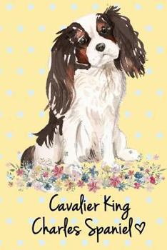 Paperback Cavalier King Charles Spaniel: Soft Cover Blank Lined Journal (6 X 9) - Cavalier King Charles Spaniel Illustration, Dog Lover Notebook Book