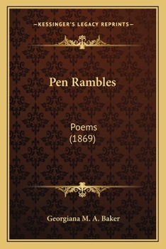 Paperback Pen Rambles: Poems (1869) Book