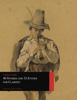 Paperback 40 Studies and 32 Etudes for Clarinet (Graphyco Music Scores) Book