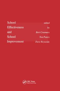 School Effectiveness and School Improvement