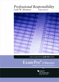 Paperback Exam Pro on Professional Responsibility (Exam Pro Series) Book