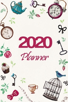 Paperback 2020 Planner: 6"x9" Daily and Weekly Agenda Planner and Organizer V21 Book