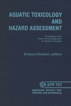 Paperback Aquatic Toxicology and Hazard Assessment Book
