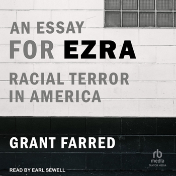 Audio CD An Essay for Ezra: Racial Terror in America Book