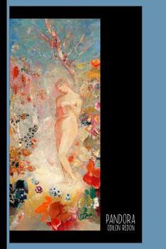 Paperback Pandora (1914) by Odilon Redon: College Ruled Notebook: Gallery and Museum Art Book