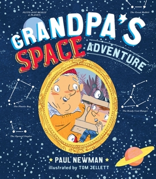 Hardcover Grandpa's Space Adventure Book