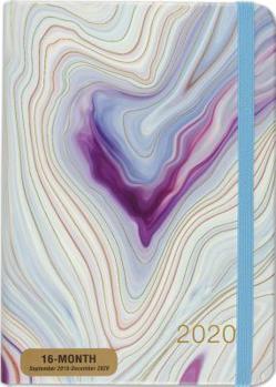 Calendar 2020 SM Blue Agate Calendar Book