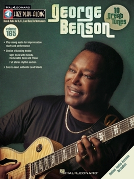 Paperback George Benson Jazz Play-Along Volume 165 Book/Online Audio [With CD (Audio)] Book