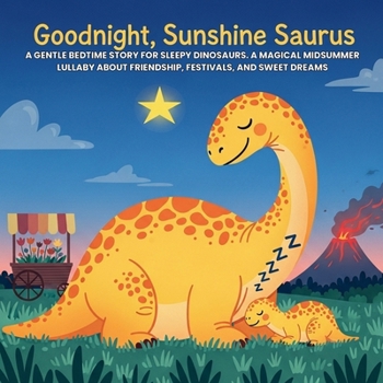 Paperback Goodnight, Sunshine Saurus: A Gentle Bedtime Story for Sleepy Dinosaurs. A Magical Midsummer Lullaby About Friendship, Festivals, and Sweet Dreams. Book