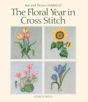 Hardcover The Floral Year in Cross Stitch Book