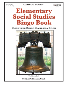 Paperback Elementary Social Studies Bingo Book: Complete Bingo Game In A Book