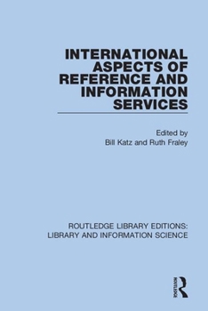 Paperback International Aspects of Reference and Information Services Book