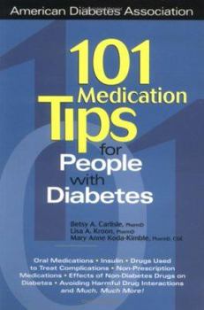 Paperback 101 Medication Tips for People with Diabetes Book