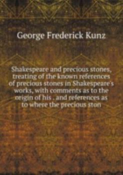 Hardcover Shakespeare and Precious Stones Treatin Book