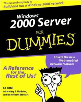 Paperback Windows 2000 Server for Dummies Book