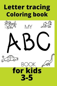 Paperback Coloring Book for kids 3-5 [Large Print] Book