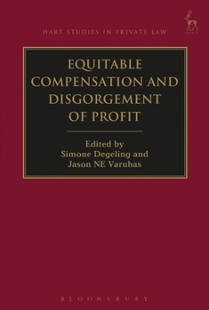 Hardcover Equitable Compensation and Disgorgement of Profit Book