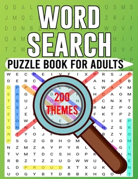 Paperback Word Search Puzzle Book for Adults: Easy to See Large Print Word Search Book for Adults with a Huge Supply of Puzzles Book