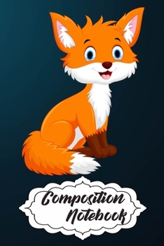 Composition Notebook: 110 Blank Lined Papers - 6x9 Personalized Customized Elephant Composition Notebook Journal Gift For Fox Lovers