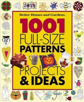 Spiral-bound 1001 Full-Size Patterns, Projects & Ideas Book