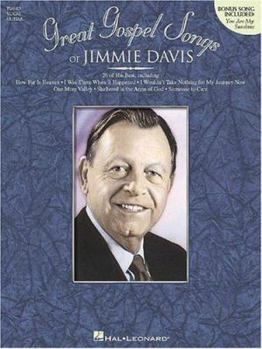 Paperback Great Gospel Songs of Jimmie Davis Book