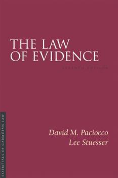 Paperback The Law of Evidence, 7/E Book