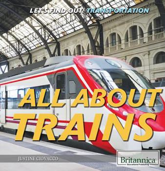 Paperback All about Trains Book