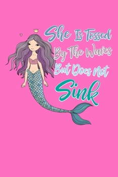 Paperback She Is Tossed By The Waves But Does Not Sink: Comic Book Notebook Paper Book