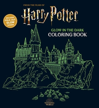Paperback Harry Potter Glow in the Dark Coloring Book