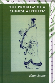 Hardcover The Problem of a Chinese Aesthetic Book