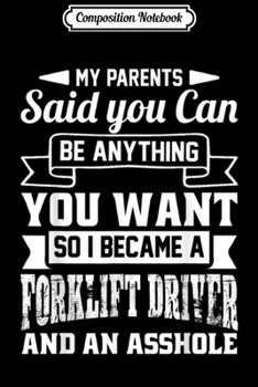 Composition Notebook: Forklift Driver CHRISTMAS T SHIRT Journal/Notebook Blank Lined Ruled 6x9 100 Pages