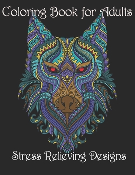 Paperback Coloring Book for Adults: Stress Relieving Animal Designs Book