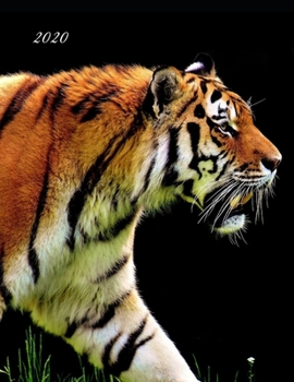 Paperback 2020: Tiger 2020 Organizer; Monthly and Weekly 2020 Planner Journal Book