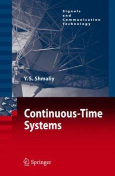 Paperback Continuous-Time Systems Book