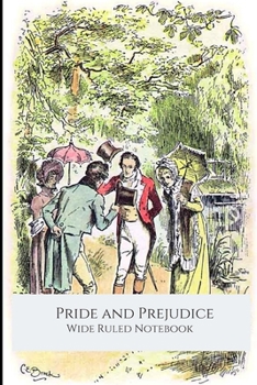 Paperback Pride and Prejudice, Wide Ruled Notebook Book