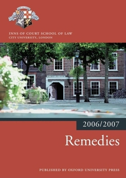 Paperback Remedies 2006-07 Book