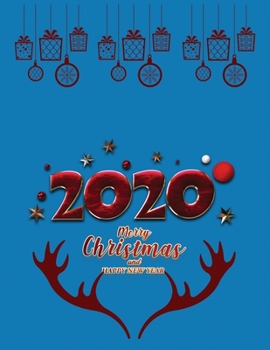 Merry Christmas And Happy New Year: Best Christmas Blank Lined Notebook Journal, Notebook Gift 110 pages 8.5 x 11'' Blank Lined Journal - ... - for Journalism, Notes, Composition Book